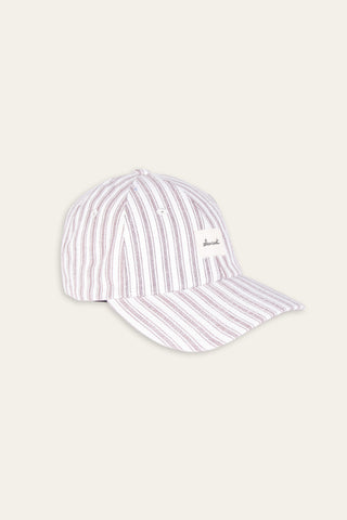 Understated white upcycled cap