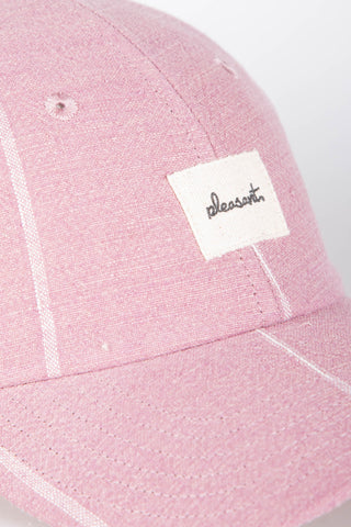 Heathered rose upcycled cap