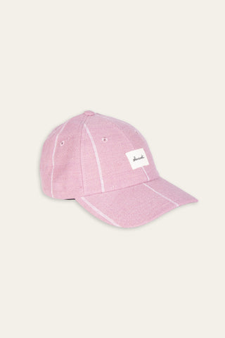 Heathered rose upcycled cap