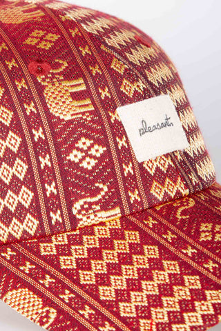 Bohemian godess upcycled cap
