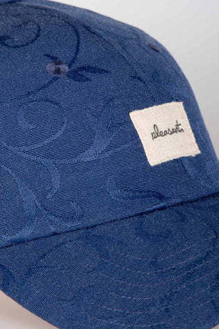 Tonal navy upcycled cap
