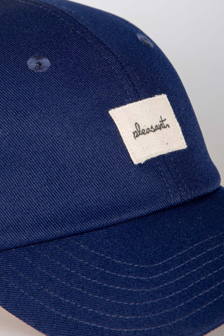 Preppy navy upcycled cap