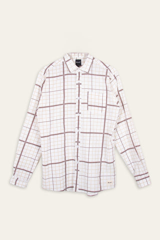 Crisp white upcycled shirt