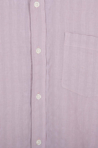 Textured lavender upcycled shirt