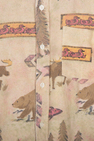 Camp fire upcycled shirt