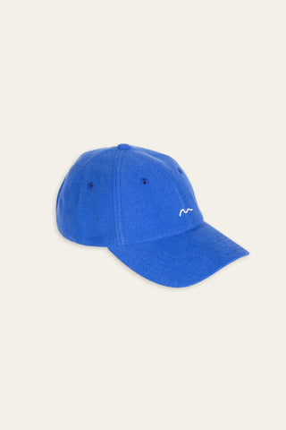 Hills waves cobalt upcycled cap