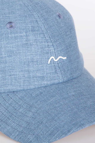 Hills waves denim upcycled cap