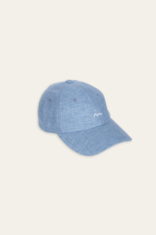 Hills waves denim upcycled cap