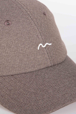 Hills waves brown upcycled cap
