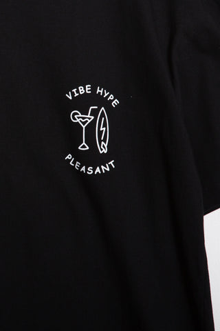 Vibe hype black tee