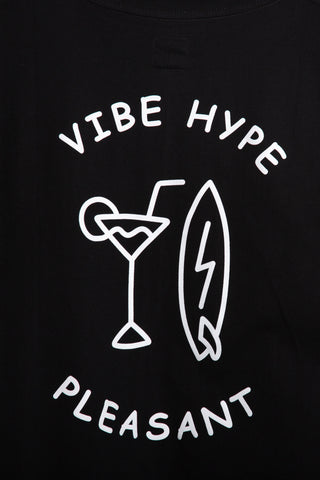 Bold black upcycled shirt