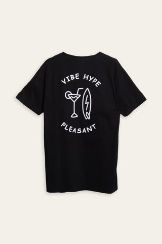 Bold black upcycled shirt