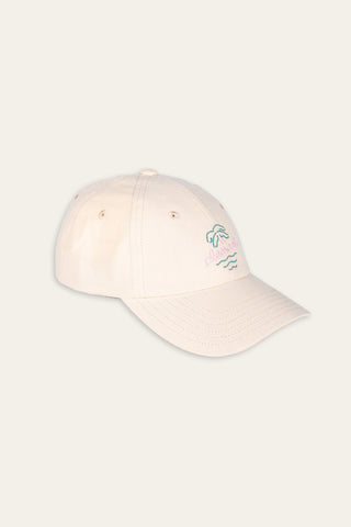 Beach bar beige upcycled cap
