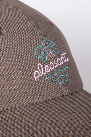 Beach bar brown upcycled cap