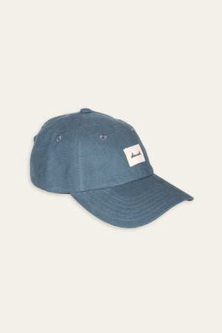 Crisp blue upcycled cap