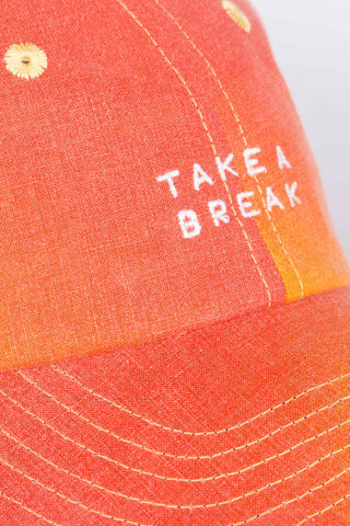 Take a break gradient upcycled cap