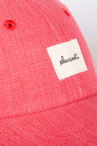 Vibrant pink upcycled cap