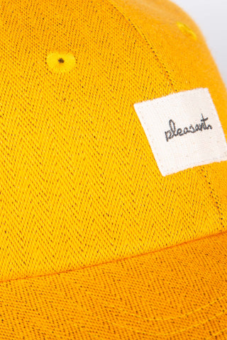 Textured golden upcycled cap