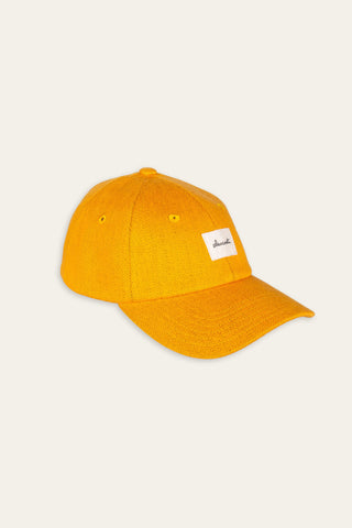 Textured golden upcycled cap