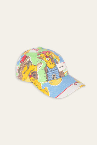Bamse kylling og ælling upcycled cap