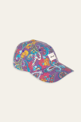 Goa purple upcycled cap