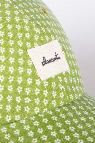 Lively green upcycled cap