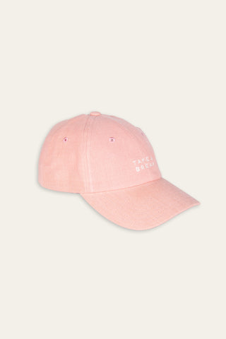 Take a break pink upcycled cap