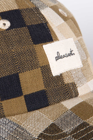 Rugged brown upcycled cap