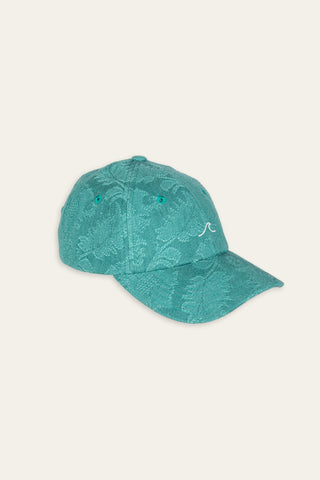 Wave greens upcycled cap