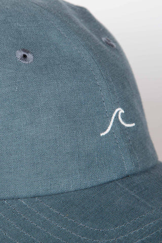 Wave dust blue upcycled cap