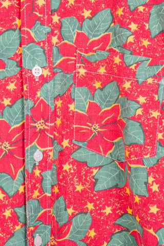 Christmas gift wrap upcycled shirt