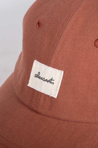 Washed brown upcycled cap