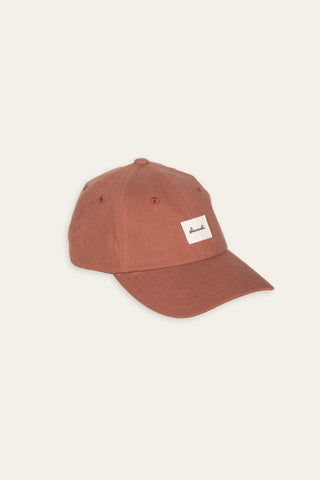 Washed brown upcycled cap