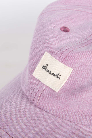 Heathered pink upcycled cap