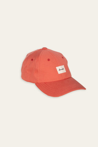 Twill orange upcycled cap