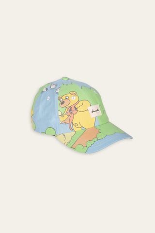 Bamse og kylling retro upcycled cap