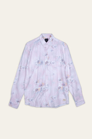 Soft floral upcycled shirt