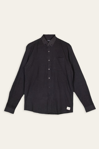 Soft black upcycled shirt