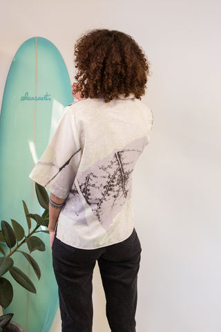 Marble upcycled Bali shirt