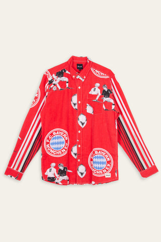 Bayern retro upcycled long sleeve shirt