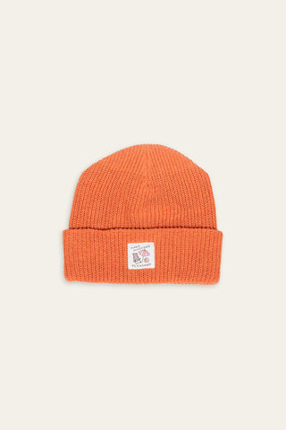 Ocean blue recycled wool beanie