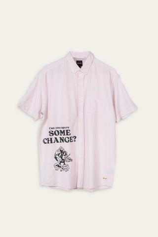 Some change pink upcycled shirt