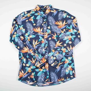 Tropical night floral cali shirt