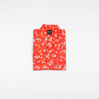 Red floral cali shirt