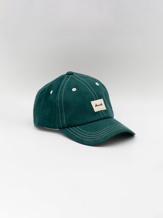 Dark Green upcycled cap