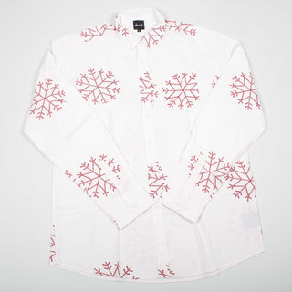 Snow flake upcycled shirt