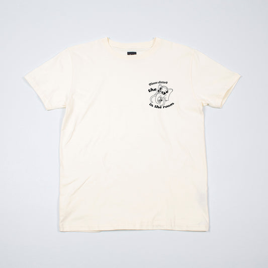 Elephant in the Room off white tee