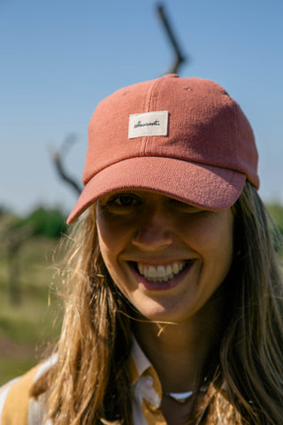 Light brown'ish upcycled cap