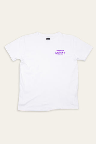 Low emission luxury white tee