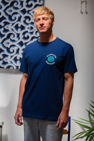 Make life Pleasant navy tee
